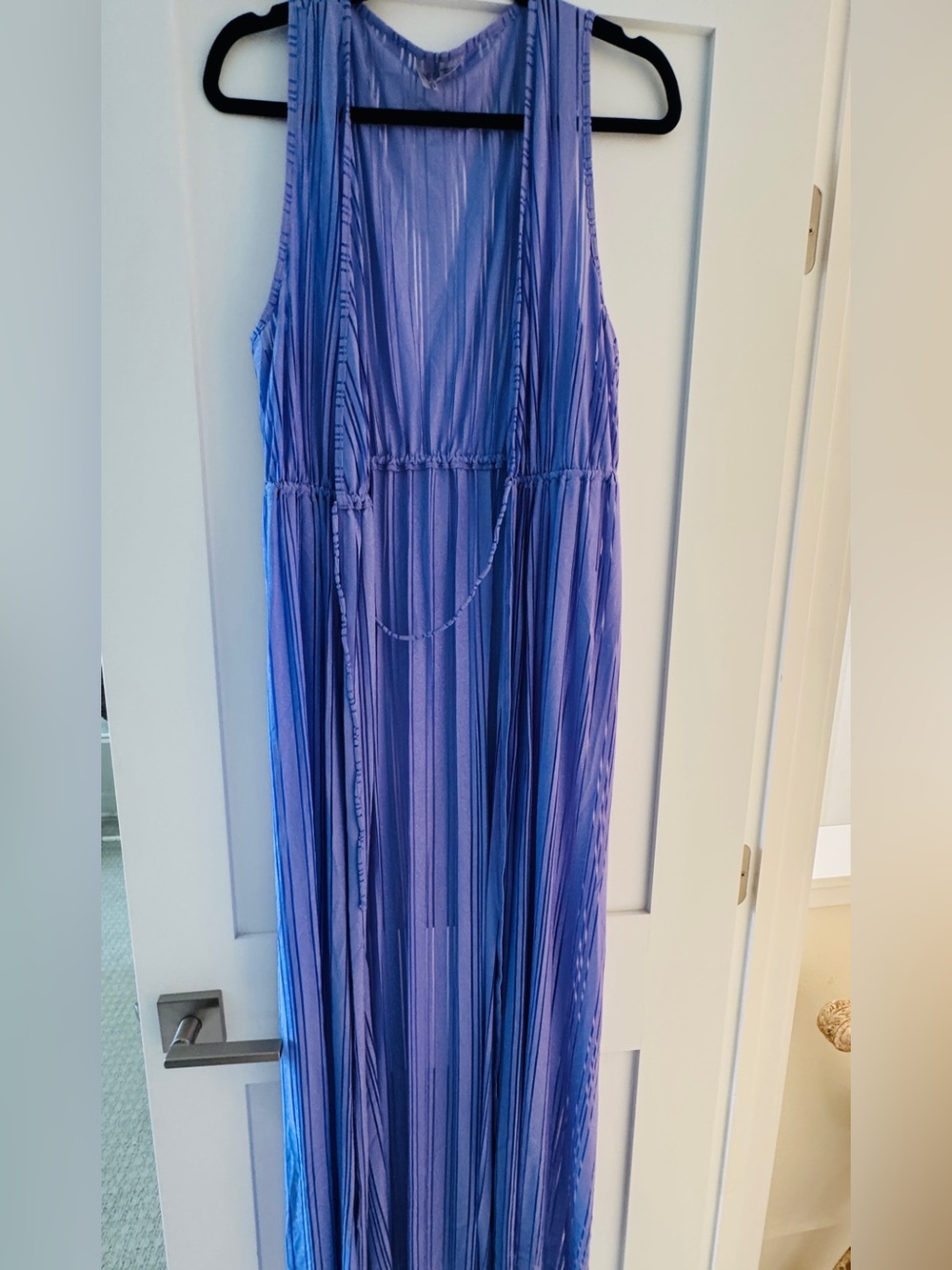 Beach Bunny Flowy Purple Sleeveless Maxi Dress  size medium-L like new